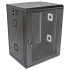 19"15U, 600х600х773 акрилове скло,чорна Шафа
