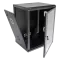 19"15U, 600х600х773 акрилове скло,чорна Шафа