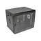 9U Шафа 19" , 600х500х507 мм (Ш*Г*В), акрилове скло, чорна