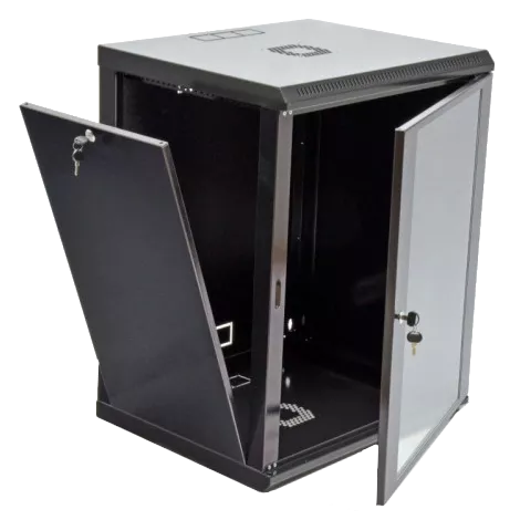15U 600х500 Шафа акрилове скло, чорна