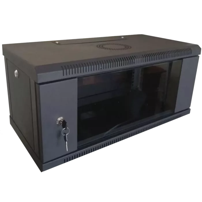 Hypernet PL-WMNC-4U ProLine 4U 600x450 Шафа коммутаційна настінна розбірна чорна