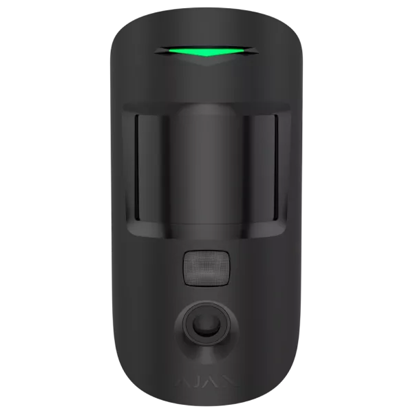 Бездротовий сповіщувач руху з камерою Ajax Superior MotionCam HD (PhOD) black Jeweller
