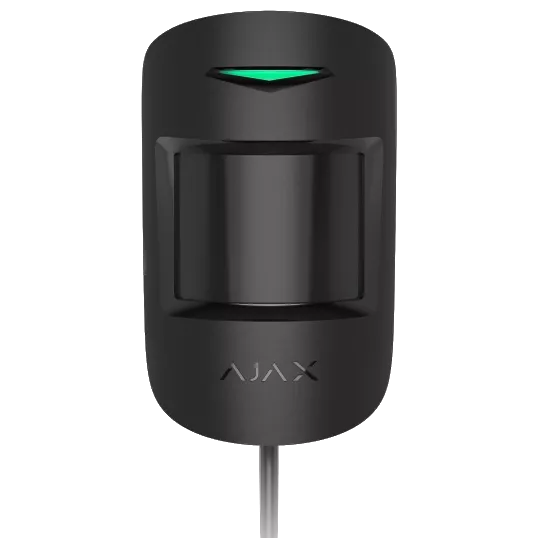 Дротовий сповіщувач руху Ajax Superior MotionProtect Plus black Fibra