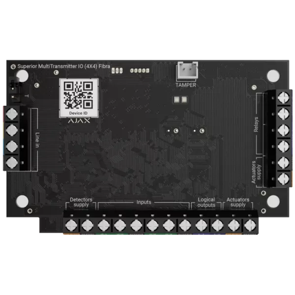 Модуль для інтеграції 8ми дротових пристроїв Ajax Superior MultiTransmitter IO (4X4) Fibra