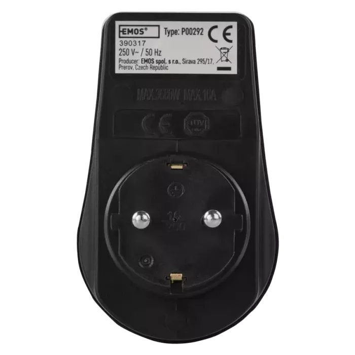 EMOS P00292 16A 250V IP44 Розетка з вимикачем