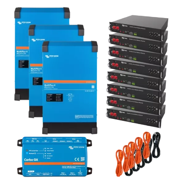 VictronEnergy MultiPlus-II + Dyness 12кВт 24кВт*г Система безперебійного живлення трифазна