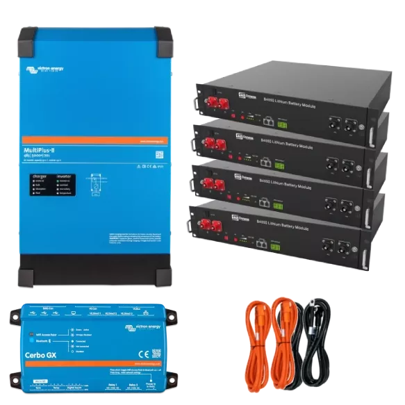 VictronEnergy MultiPlus-II + Dyness 4 кВт 9.6 кВт*год Система безперебійного живлення однофазна