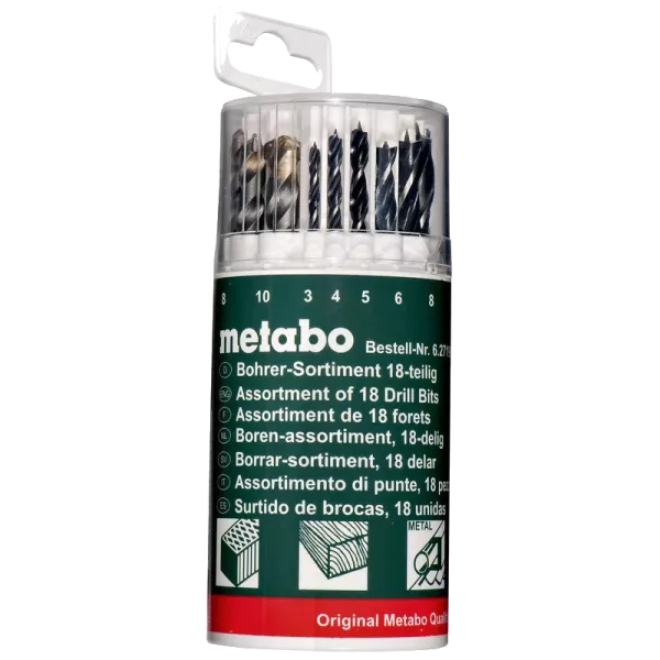 Metabo 18 предм. (627190000) Набір свердел