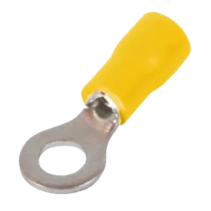 Enext e.terminal.stand.RV5.5.6 4-6.yellow Ізольований накінечник вилковий 4-6 кв.мм, жовтий