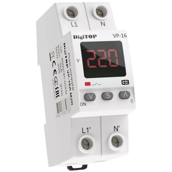 DigiTOP VP-16A M2R Реле напряжения