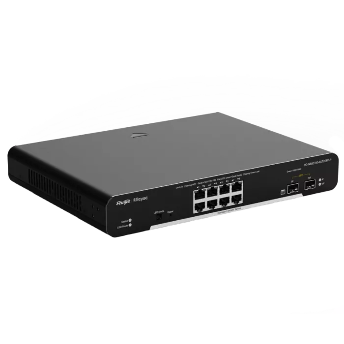 Ruijie RG-NBS3100-8GT2SFP-P 8-портовий гігабітний L2 керований комутатор POE