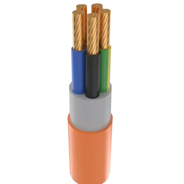 HXH-FE180/Е90-J 5х6 RE-0.6/1 kV(бухта 100 м)(NKK) Кабель Мега-Кабель