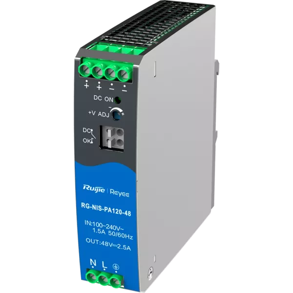 Ruijie RG-NIS-PA120-48 Джерело живлення AC/DC 120 Вт на DIN-рейку