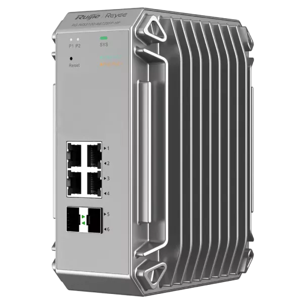 Ruijie RG-NIS3100-4GT2SFP-HP IP40 Комутатор 4 порти керований