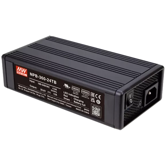 Mean Well NPB-360-24TB Зарядний пристрій