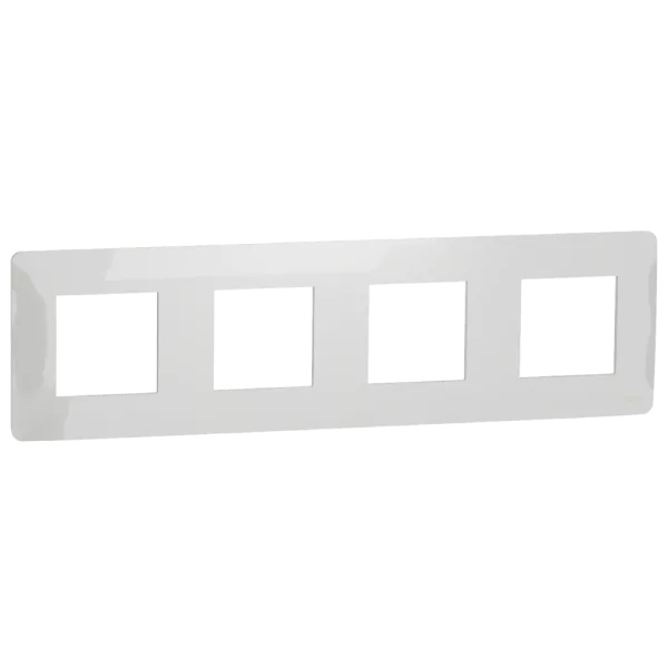 Schneider Electric New Unica NU200818 Рамка 4-постова, білий