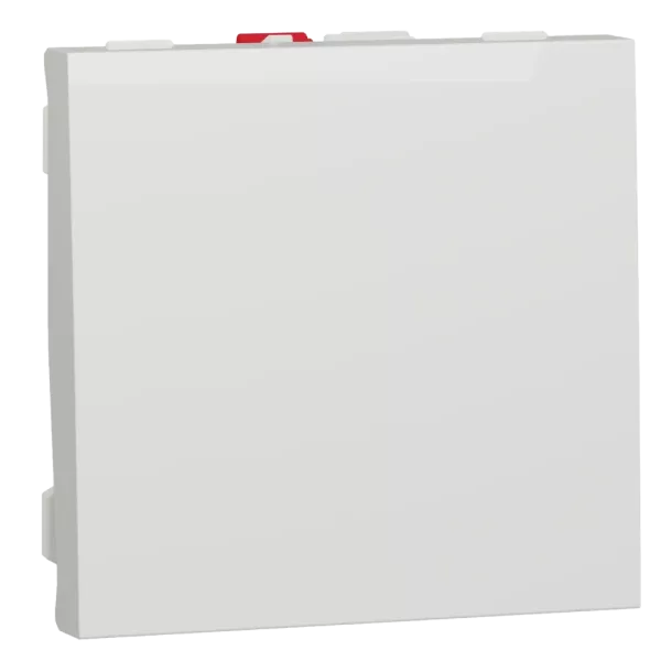Schneider Electric New Unica NU320118 Вимикач 1-клавішний схема 1, 10А 2 модулі білий