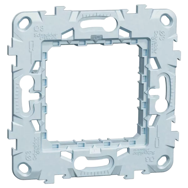 Schneider Electric New Unica NU7002 Супорт Zamak 2 модуля