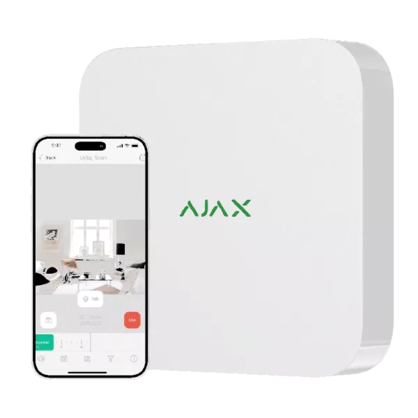 Ajax NVR (16ch) (8EU) white Відеореєстратор