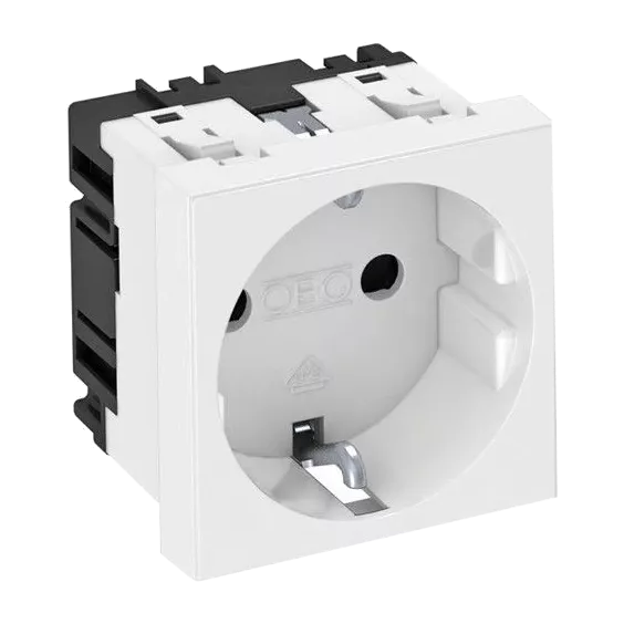OBO Bettermann 6120008 Розетка модуль 45 одинарна пряма