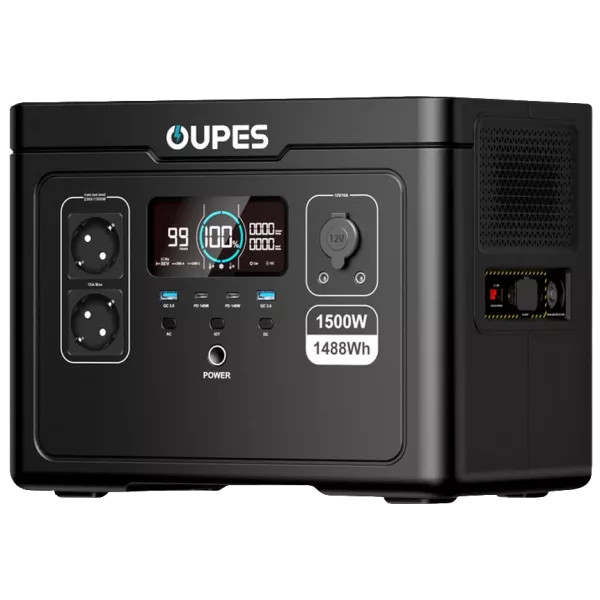 OUPES S015 1500Вт LiFePO4 1488Вт•г Портативна зарядна станція