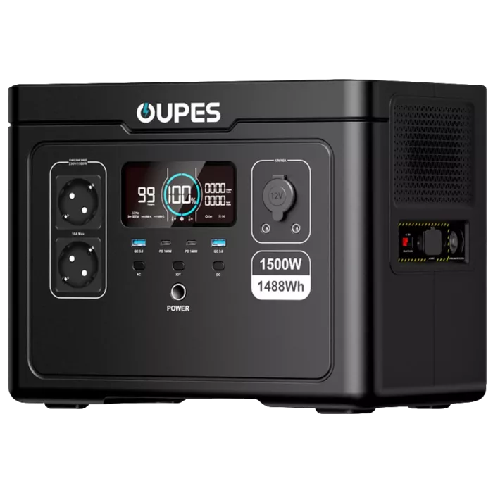 OUPES S015 1500Вт LiFePO4 1488Вт•г Портативна зарядна станція