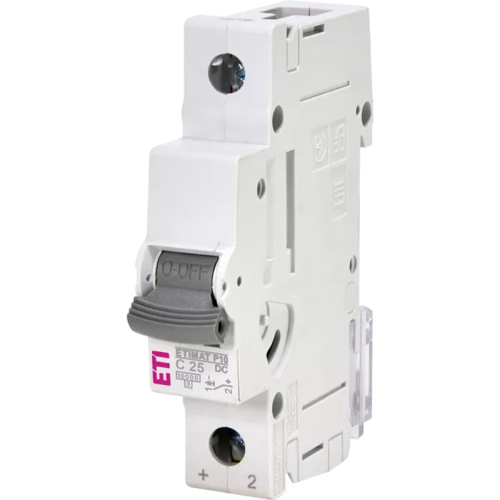 ЕТІ ETIMAT P10-DC 1p C25 (10 kA) Автоматичний вимикач