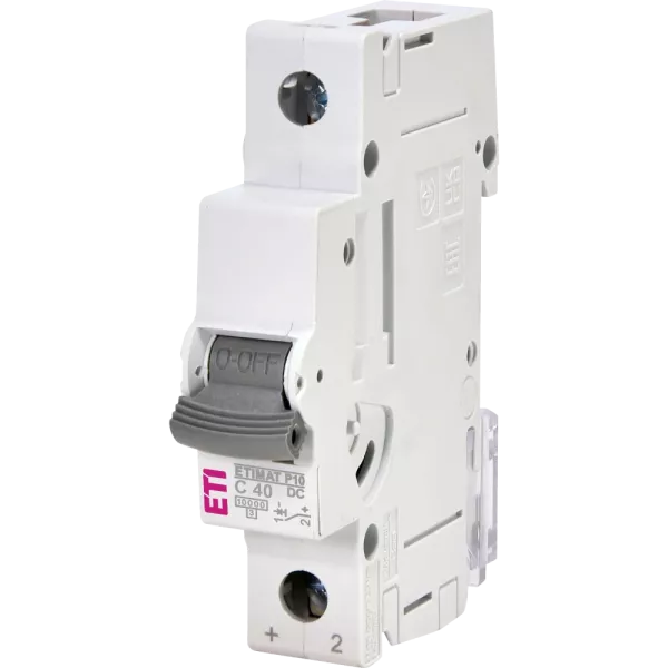 ЕТІ ETIMAT P10-DC 1p C40 (10 kA) Автоматичний вимикач