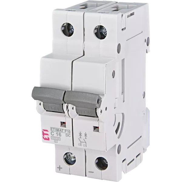 ЕТІ ETIMAT P10-DC 2p C16 (10 kA) Автоматичний вимикач