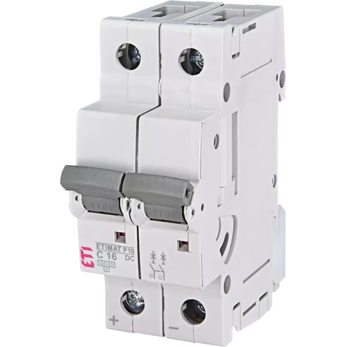 ЕТІ ETIMAT P10-DC 2p C16 (10 kA) Автоматичний вимикач