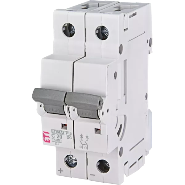 ЕТІ ETIMAT P10-DC 2p C20 (10 kA) Автоматичний вимикач
