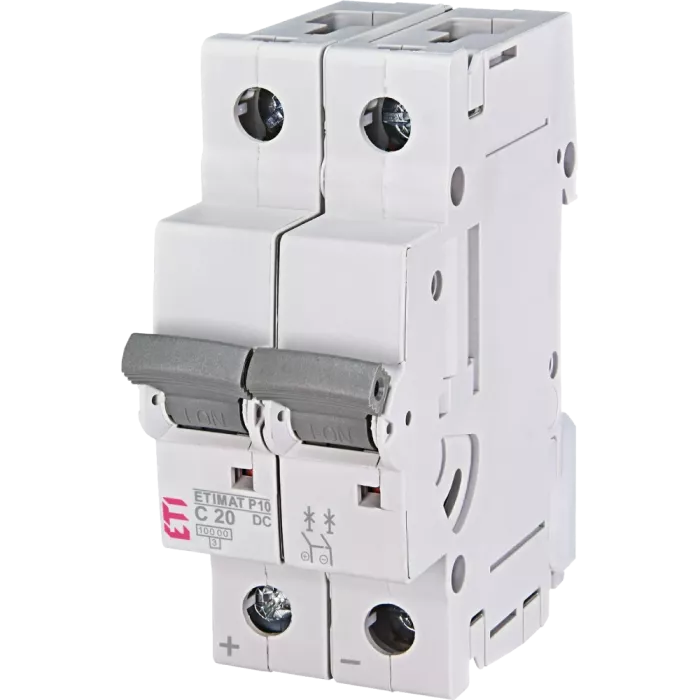 ЕТІ ETIMAT P10-DC 2p C20 (10 kA) Автоматичний вимикач
