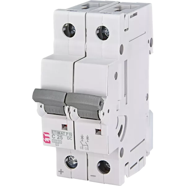 ЕТІ ETIMAT P10-DC 2p C25 (10 kA) Автоматичний вимикач