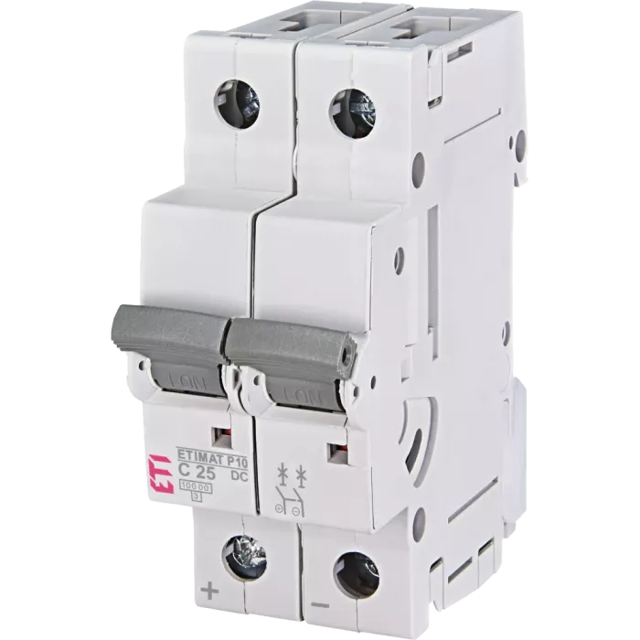 ЕТІ ETIMAT P10-DC 2p C25 (10 kA) Автоматичний вимикач