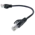 5е UTP RJ45 0.25м Патч-корд литой черный