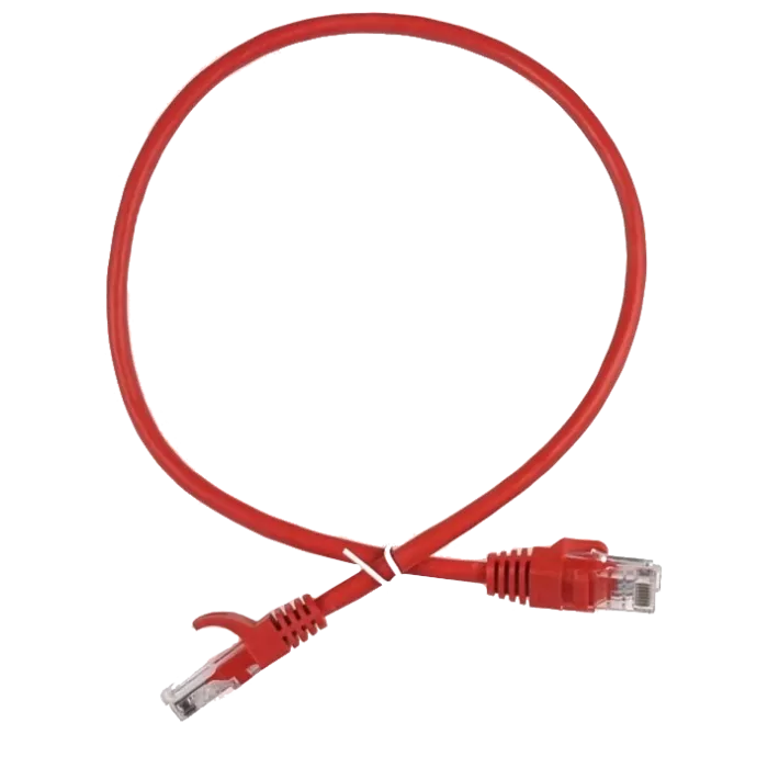 EServer UTP CAT5e 0.25м Патч-корд красный