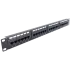 NVC-PN-12/24 CAT5/CAT6 19" 1U 24 порти екранована Патч-панель Hypernet