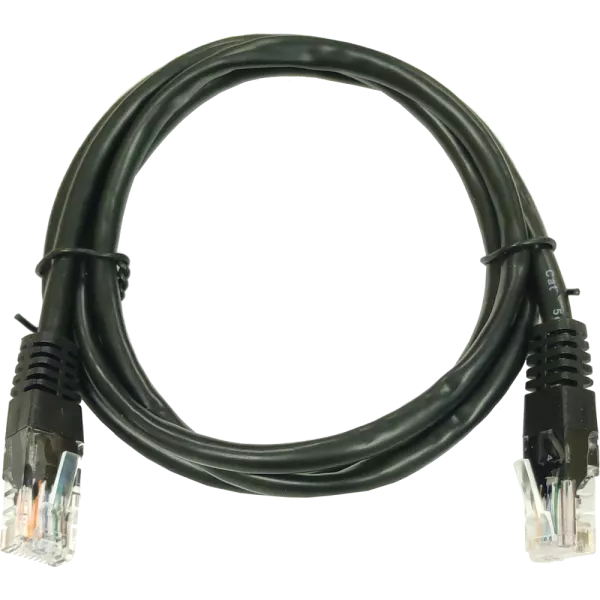 PAUT3300-BK Патч-корд UTP, 3 м, кат. 5e, чорний