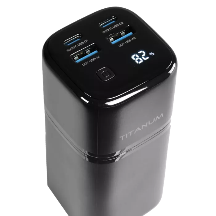 Videx TITANUM WP33 PD70W Black 20000mAh Повербанк