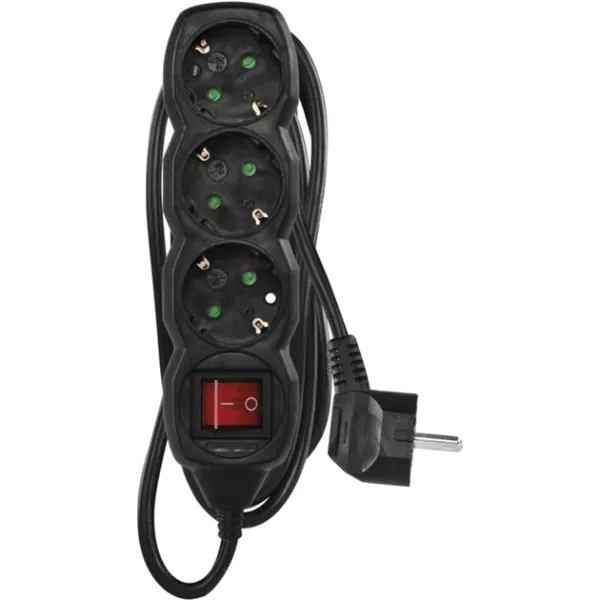 EMOS PC1321R 3 розетки 1.5 м Мережевий подовжувач