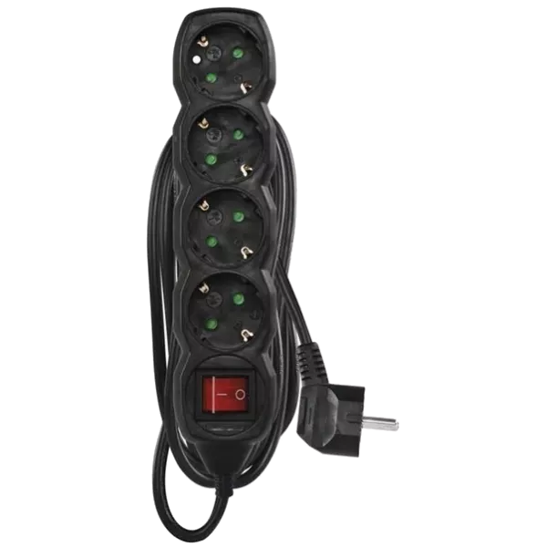 EMOS PC1425R 4 розетки 5 м Мережевий подовжувач