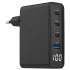 Gembird TA-UC-PDQC100LCD-01-BK PD 100W Зарядное устройство