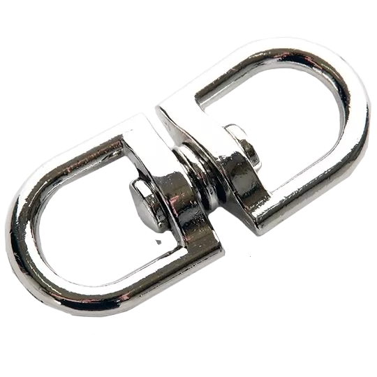 APRO 6мм (20шт) Вертлюг нікельований петля-петля