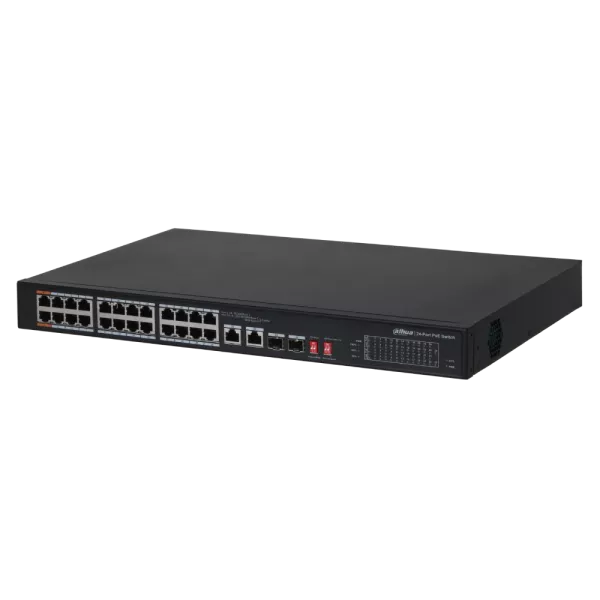 DH-PFS3226-24ET-240 24-портовий некерований PoE