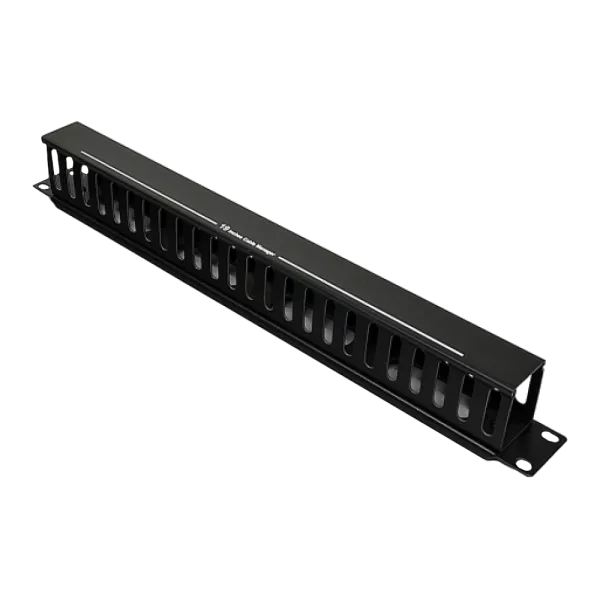 EPNew PLMN-060Z Кабельний організатор 1U з кришкою, чорний, EPNew