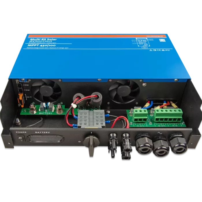 Victron Energy Multi RS Solar 48/6000/100-450/80 + AIKO G645-MCH72Dw 5.3 кВт Система автономной системы питания.