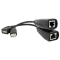 RJ-45 to AM + RJ-45 50 м Подовжувач USB 2.0 сигналу F/UTP