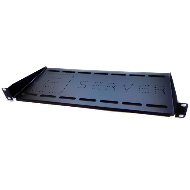 EServer 1U 19" 420х200 Консольная полка черная