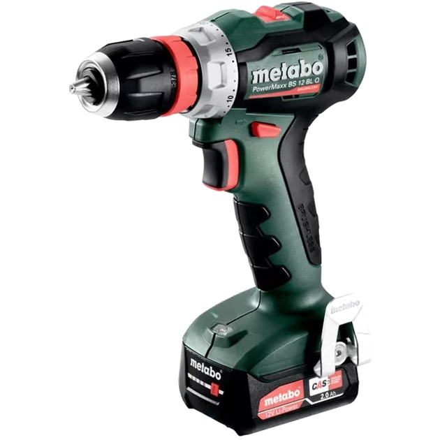 Metabo PowerMaxx BS 12 BL Q 12V 2x2Ah Li-Power (601045500) Акумуляторний безщітковий дриль-шуруповерт