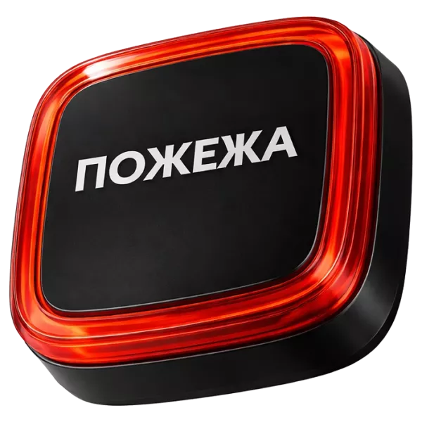 Ajax EN54 FireProtect (VAD) black пожарный световой “ПОЖЕЖА“ Извещатель